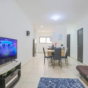 Apartamento Departamento Lirios Residencial 5 Alberca, Cancún